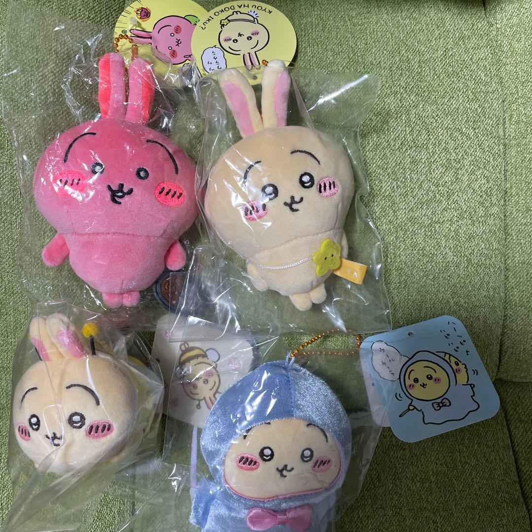 ちいかわ　うさぎ　辛い　お出かけ　ハチさん　バースデー　マスコット