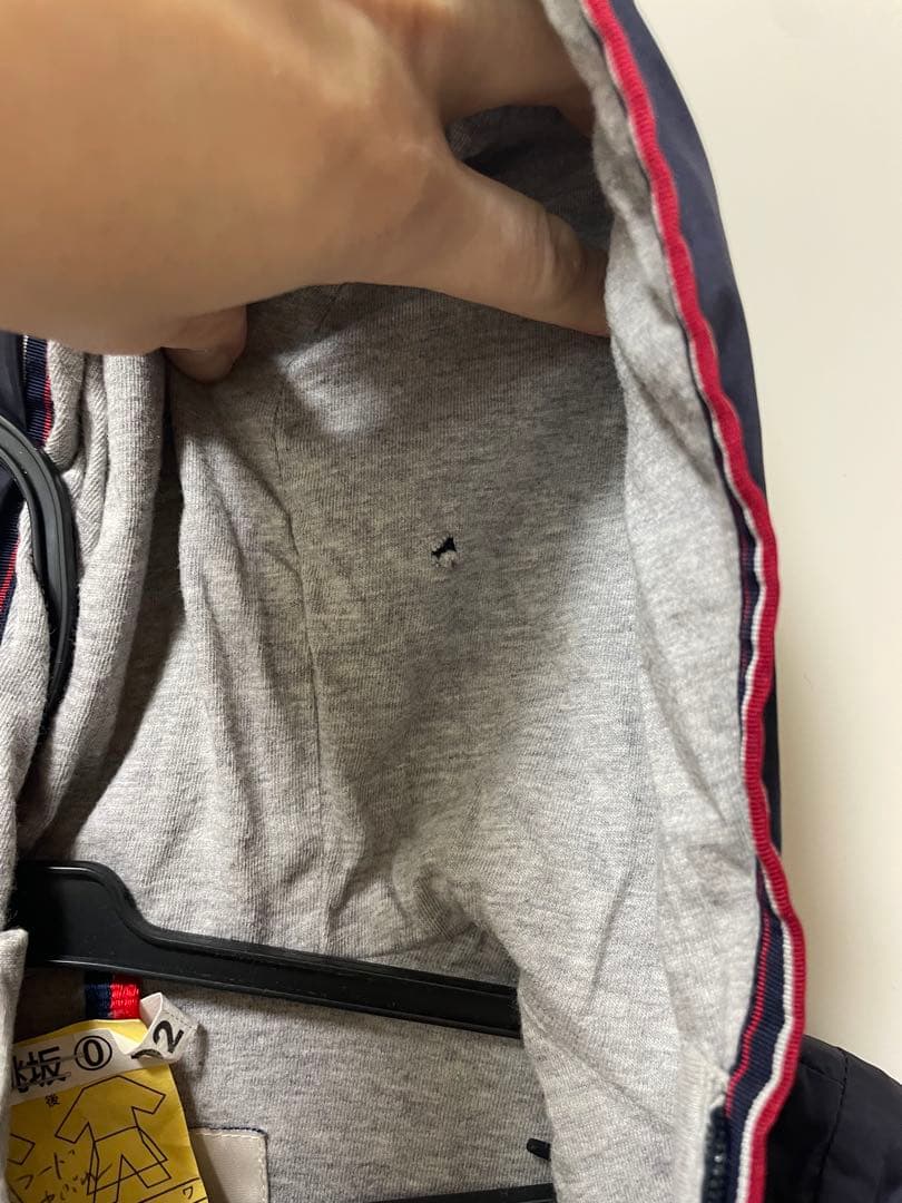 モンクレール☆ネイビー定番アウターANTONレインジャケット3Y