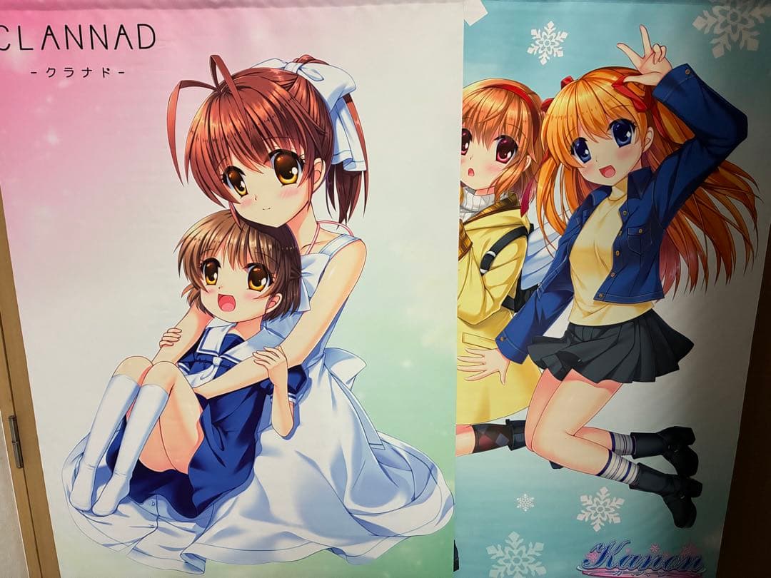 B1タペストリー key20周年描き下ろしCLANNAD&kanon 2種セット