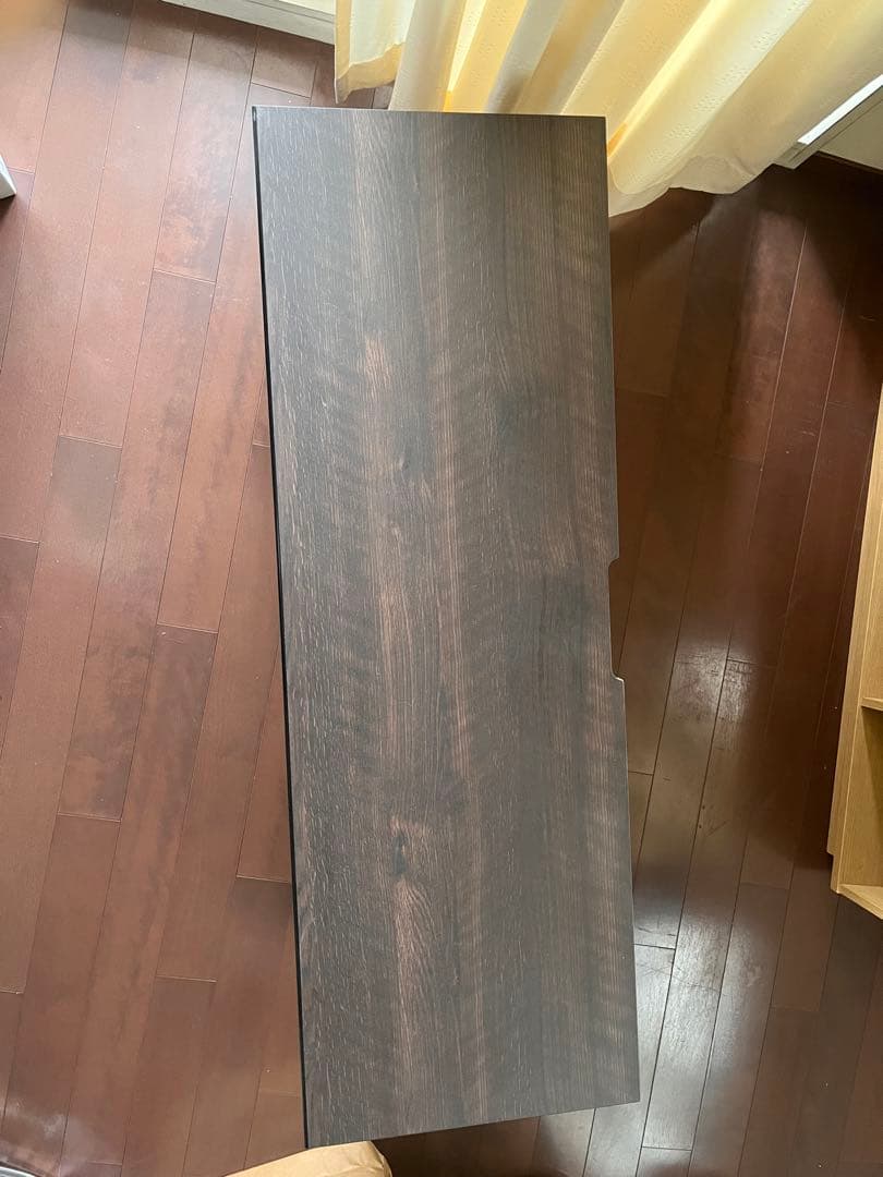 ニトリ　木製テレビ台 ダークブラウン・ライトブラウン