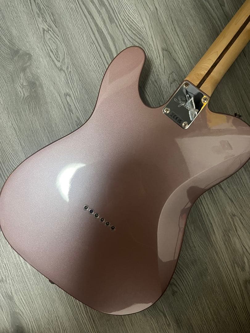 スクワイヤー テレキャスターデラックス バーガンディー