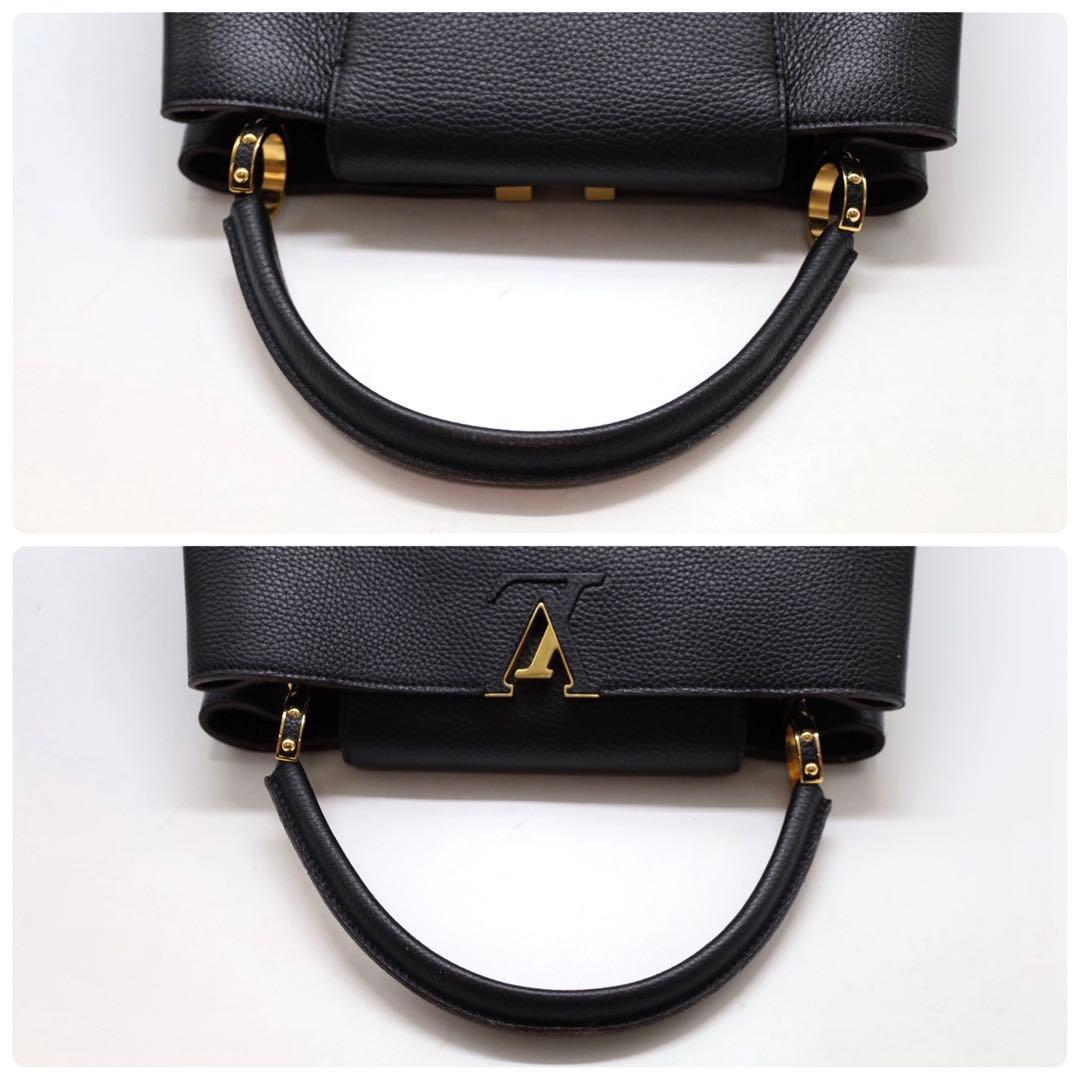 専用　ルイヴィトン カプシーヌMM トリヨンレザー ブラック ハンド 黒