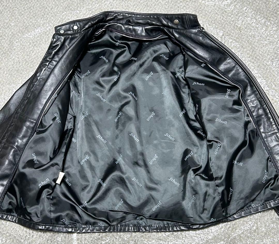 ⑦schott【38】141米国製◇革ジャンninjaハーレーgpzショベル