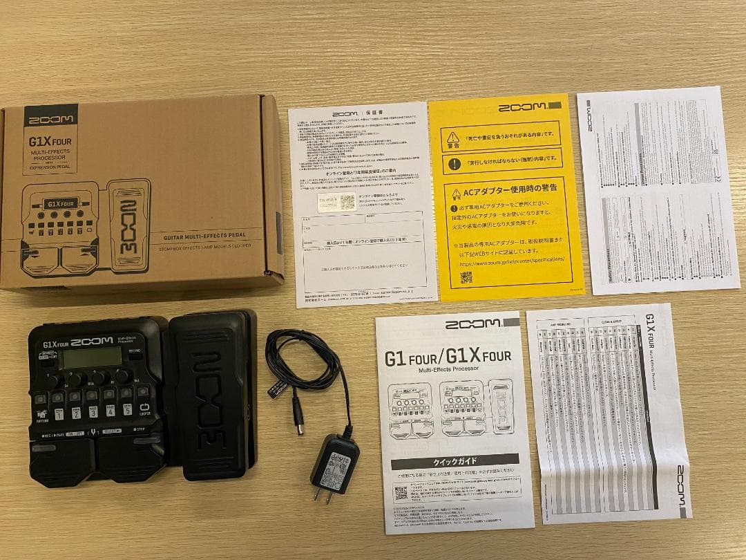 ZOOM マルチエフェクター G1X FOUR + ACアダプタ AD-16