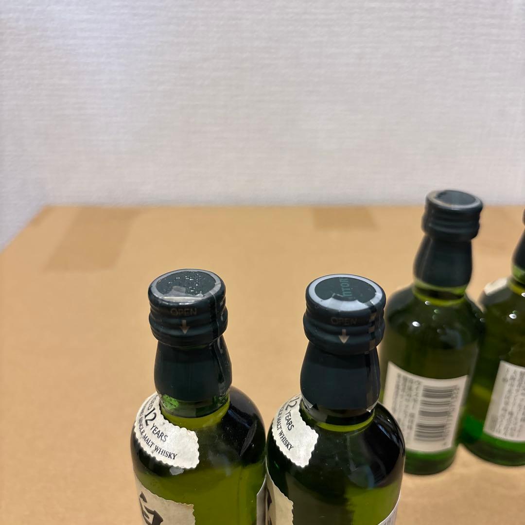 サントリーウイスキー　ミニボトル　山崎10年、白州12年　5点セット　未開封