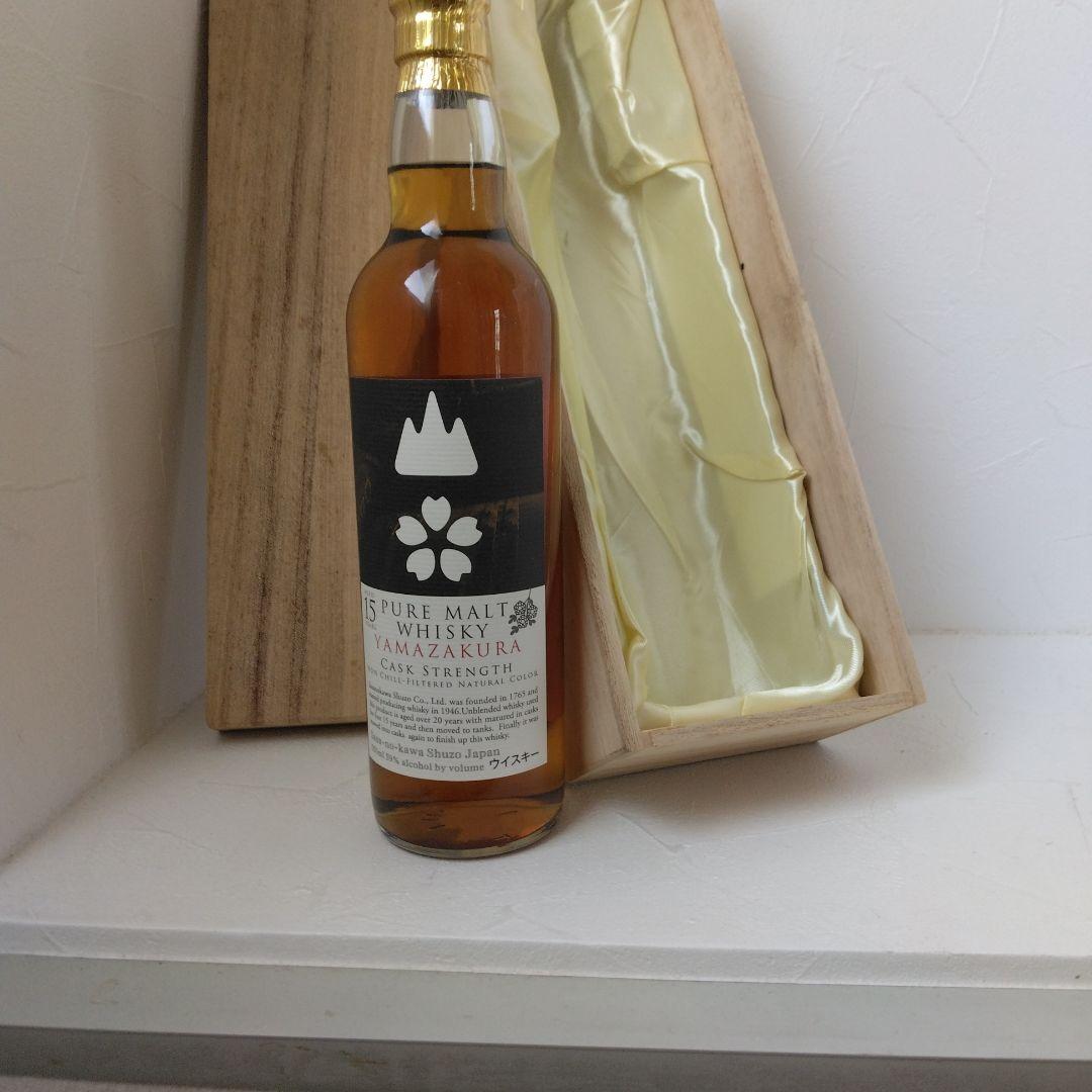 希少　ピュアモルト山桜15年　カスクストレングス