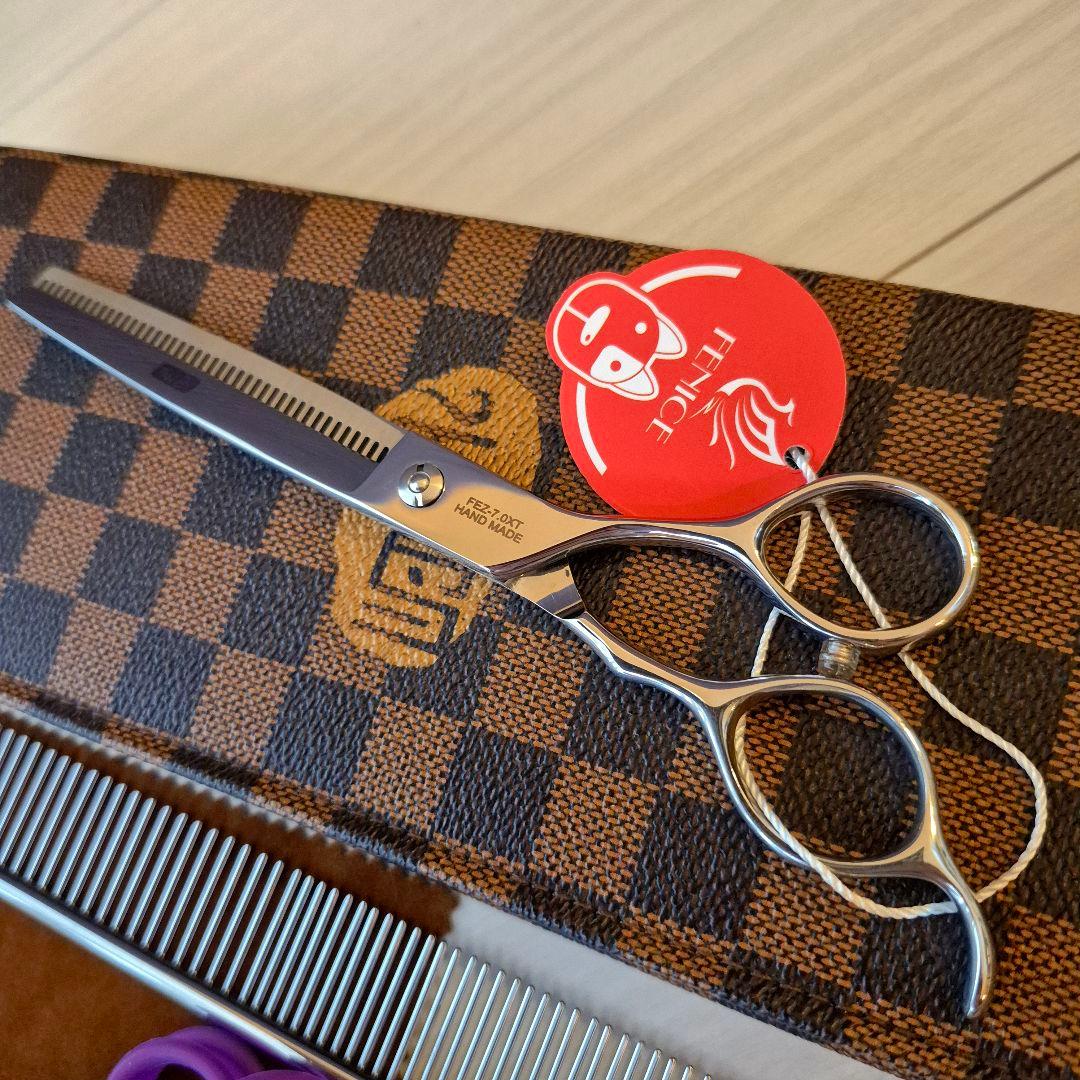 新品★フェニーチェ トリミングシザー2Pセット★カーブシザー&セニングシザー