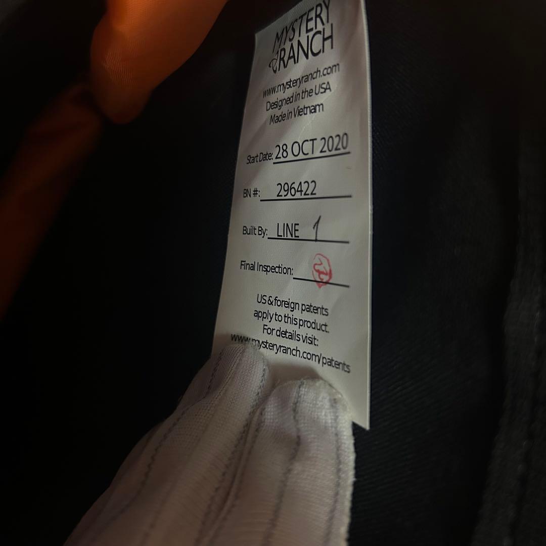 極美品 MYSTERY RANCH 3way 18 Wildfire Black