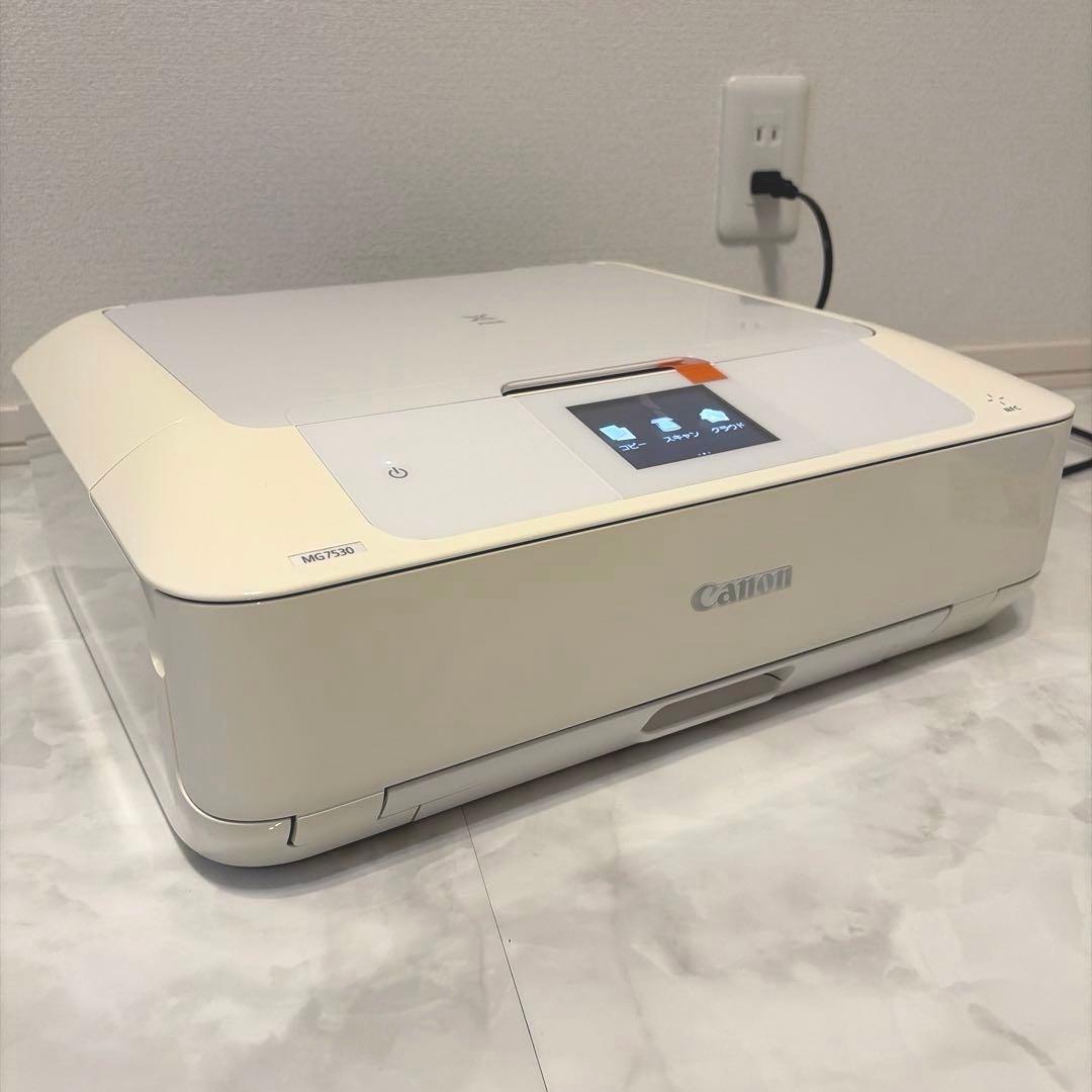 キャノンプリンター複合機MG7530動作確認済インク付Canonピクサス