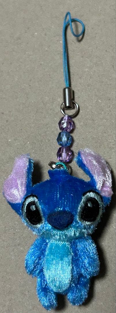 スティッチ エンジェル スクランプ ビーズストラップ ディズニーリゾート　限定