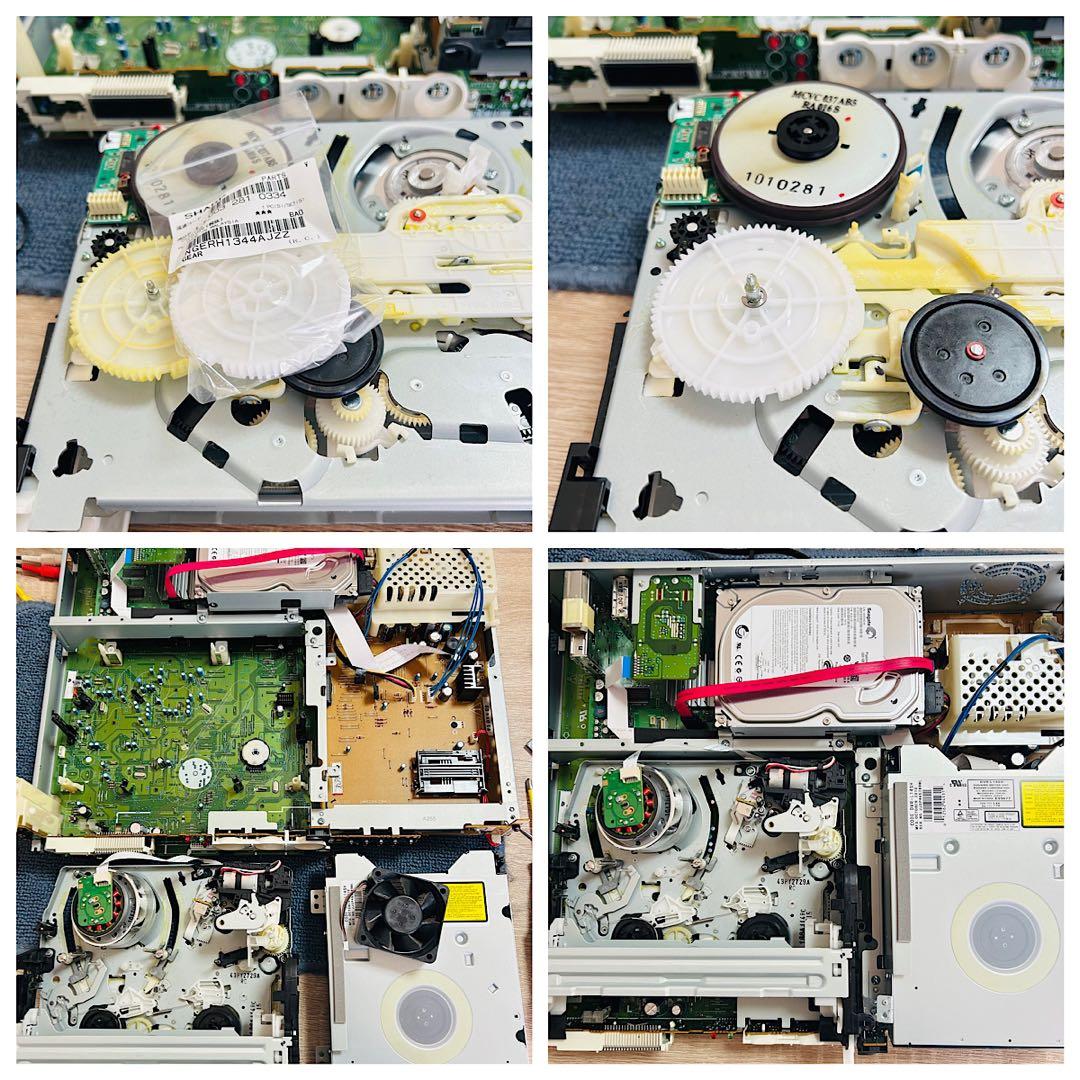 【2010年製】SHARP DV-ACV52 VHSギア新品 分解メンテナンス済
