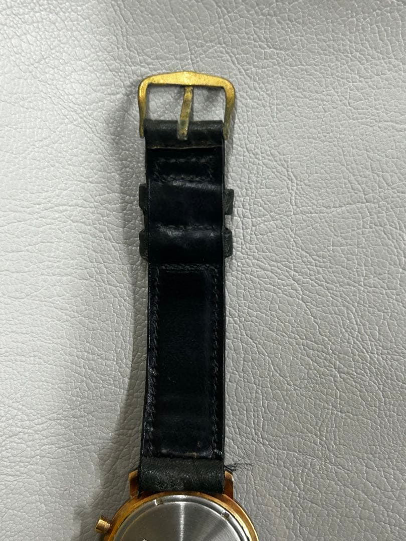 ポールガルニエ MinuStop 手巻き アンティーク グリーン