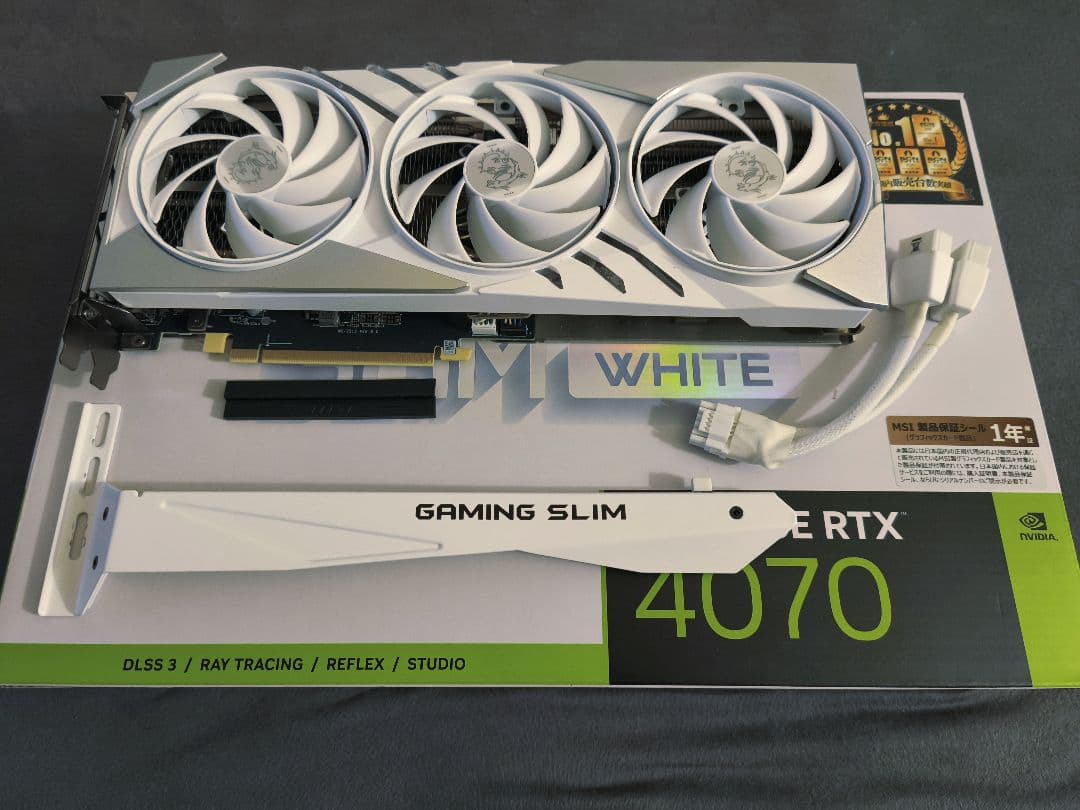 MSI GeForce RTX 4070 Gaming Slim ホワイト