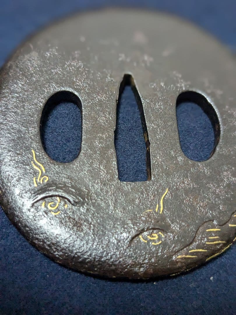 高級日本刀鍔！田植えの図！