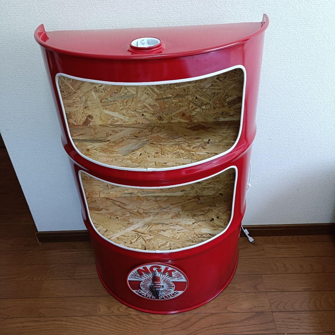 LEDドラム缶remake家具BOX