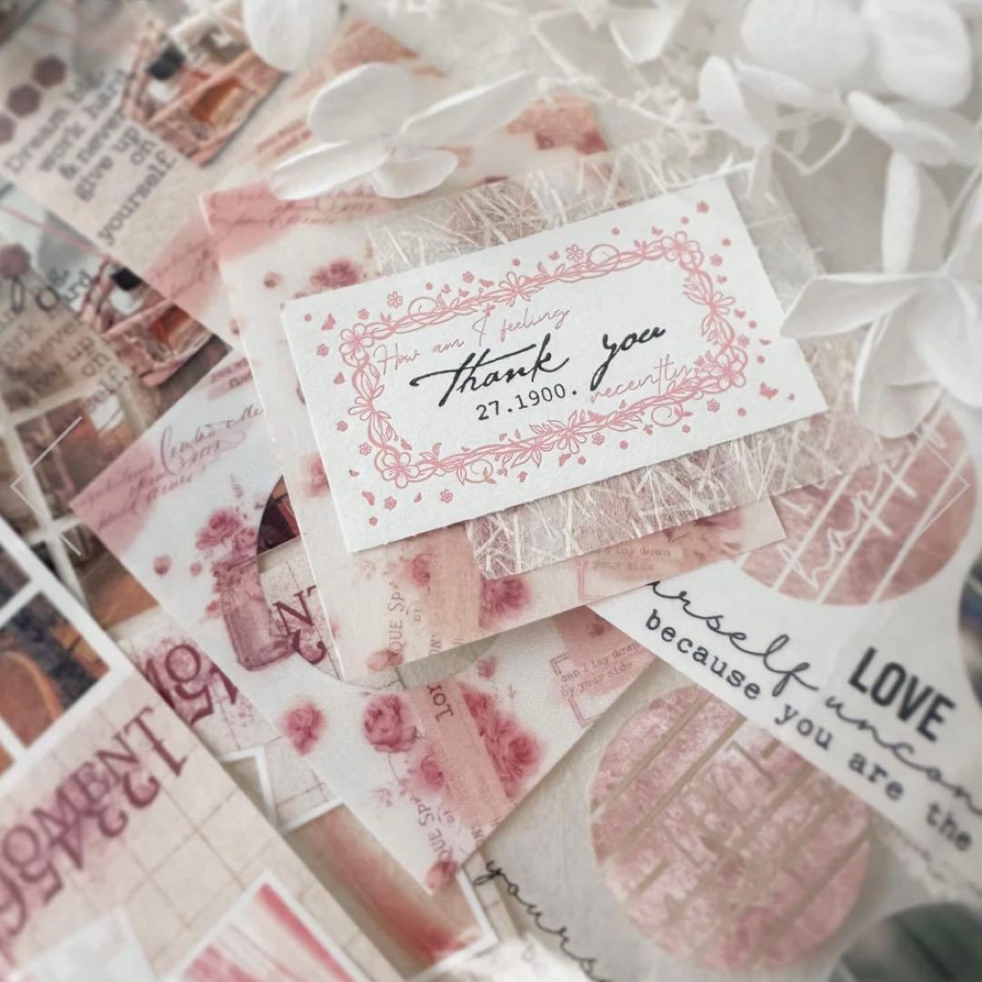 Journal pages 海外マスキングテープ　マステ 【1869】