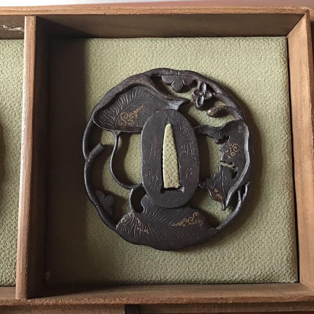 鍔大小　長州住　友贒　在銘