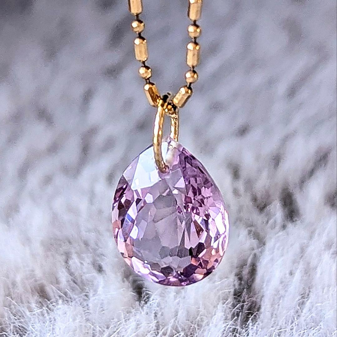 ♢Lacie♢K18 ローズドフランス 4.23ct チャーム