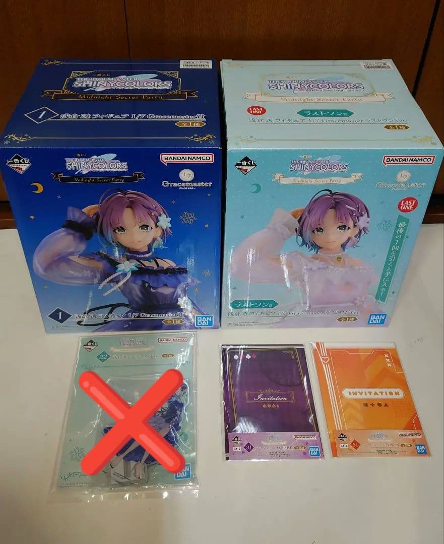 一番くじ アイドルマスター シャイニーカラーズ 浅倉透 フィギュア 2体 新品