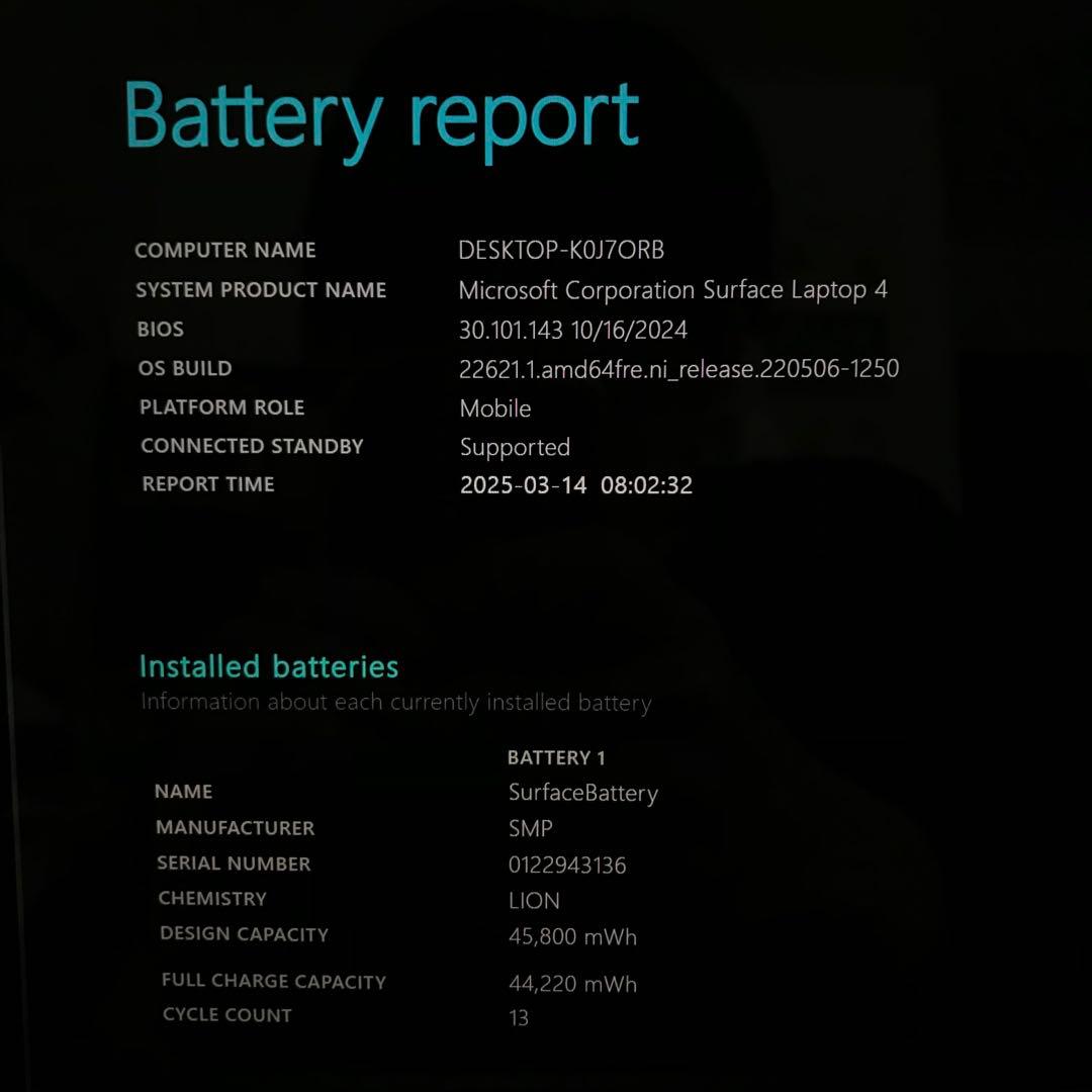 準新品・最高機Surface Laptop4 i7 16G/512G Offce