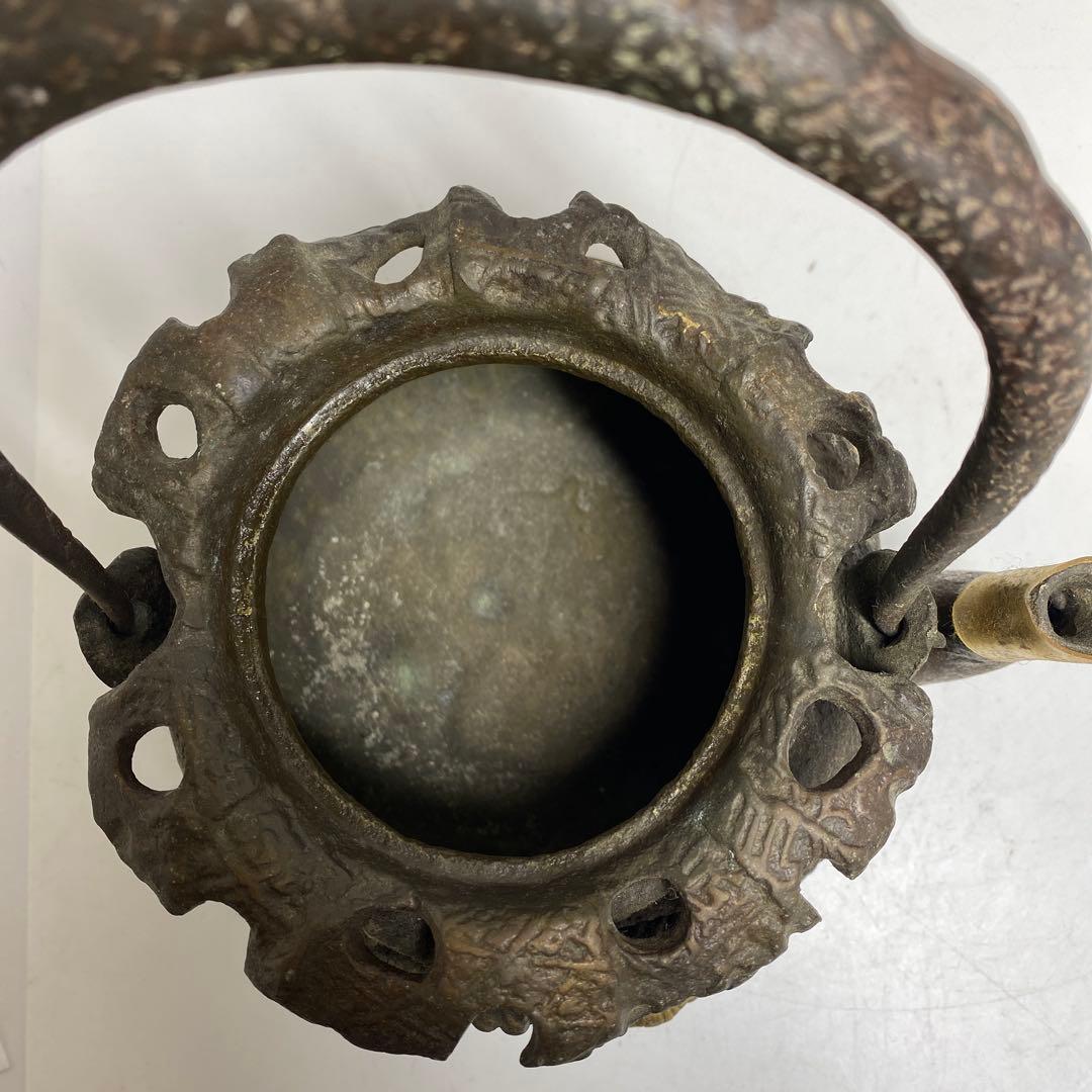 きんちゃく形　鉄瓶　2807g 東K7-1207②