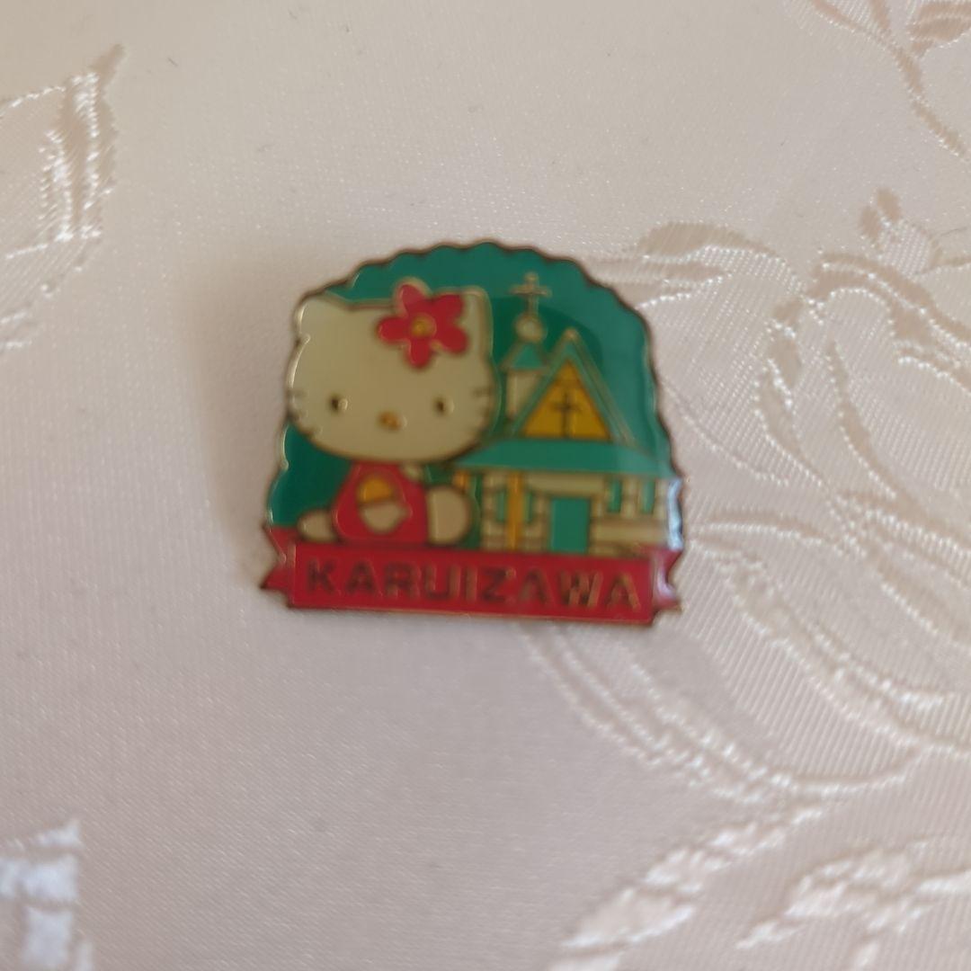 【レトロ御当地KITTY】SANRIOサンリオハローキティ 軽井沢 ピンバッジ