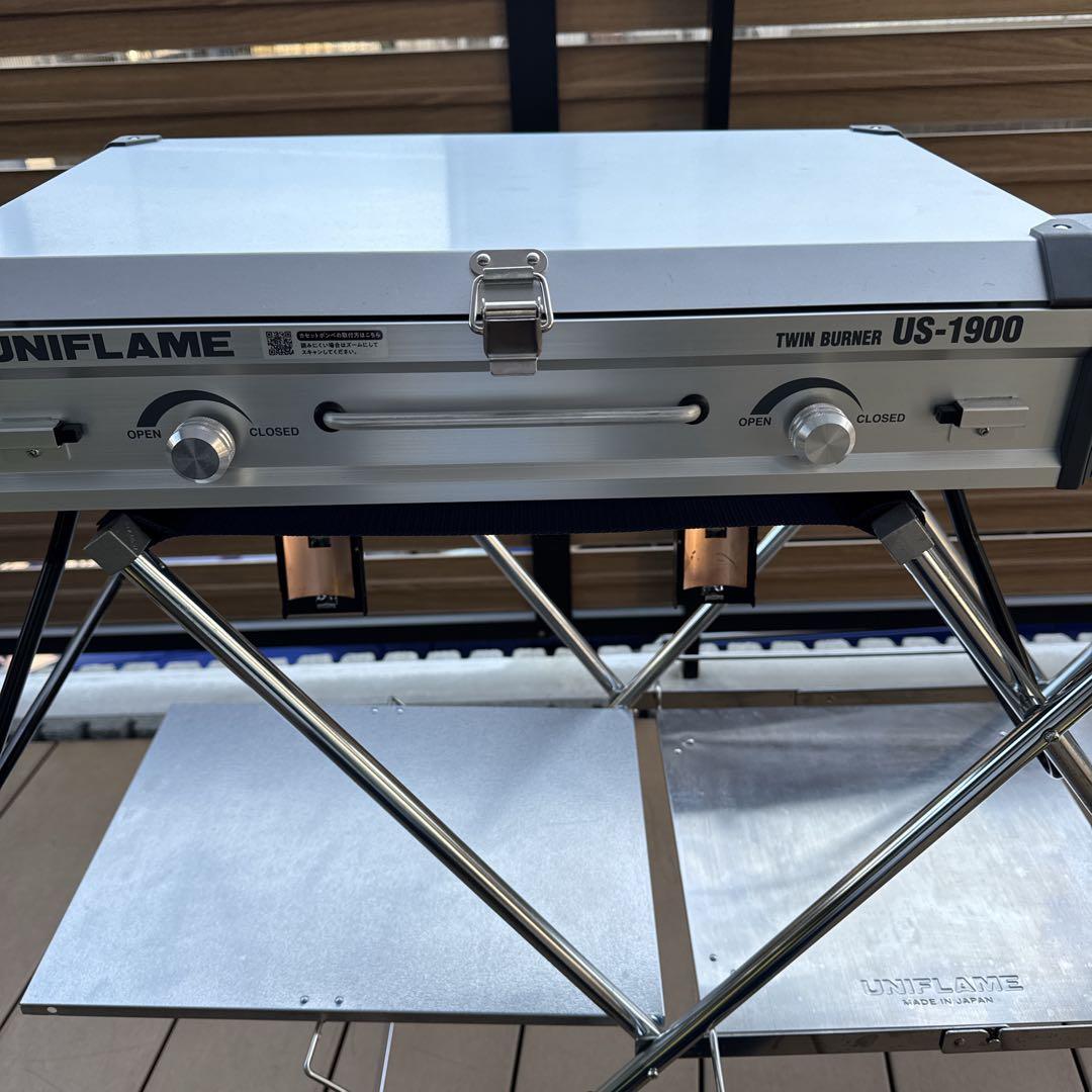 UNIFLAME キッチン　ツーバーナーコンロ 収納ケース付き　ユニフレーム