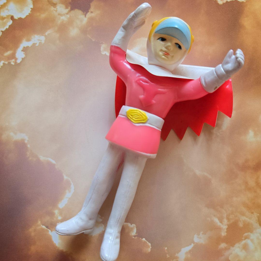 万創　ガッチャマン　白鳥のジュン　ソフビ