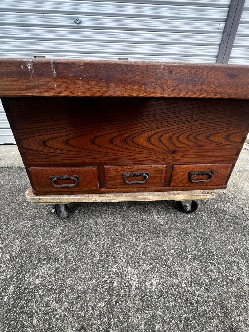 囲炉裏座卓 欅けやき 天然木 無垢材 囲炉裏 座敷机 火鉢