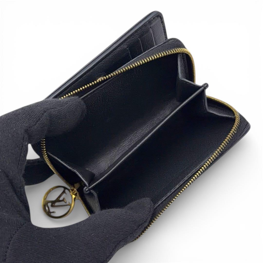 【レシート付】ルイヴィトン モノグラム クッサン ポルトフォイユ ルー 折り財布