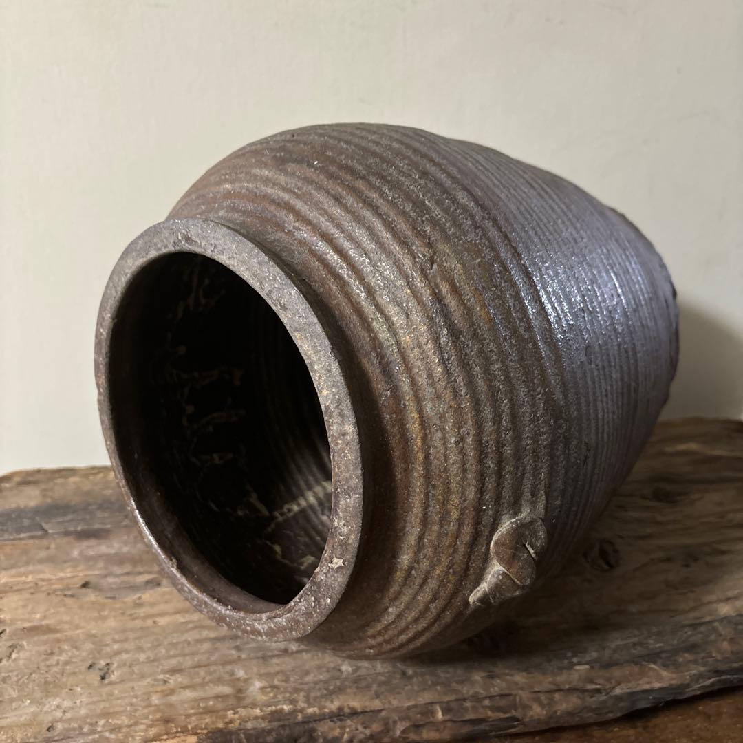 古丹波ニ耳壷　江戸　古常滑　古越前　古備前　古信楽　古瀬戸　古陶　骨董　花器李朝