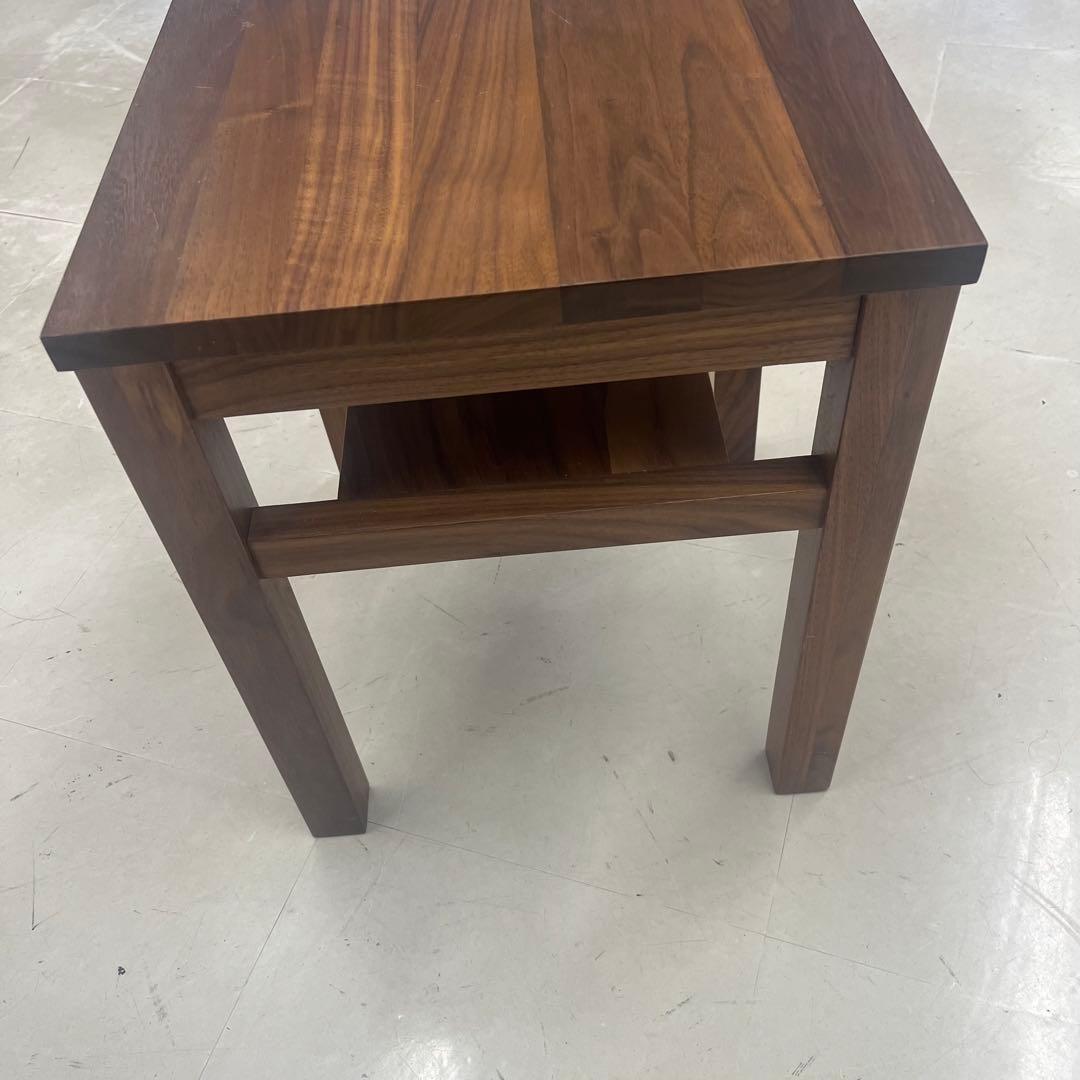 無印良品　MUJI ウォルナット　サイドテーブル　ベンチ