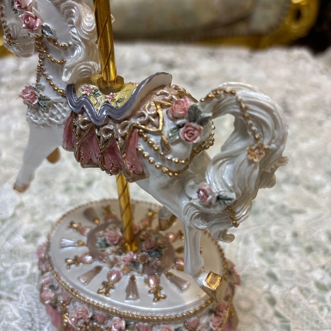 白馬オルゴール 回転木馬 なな