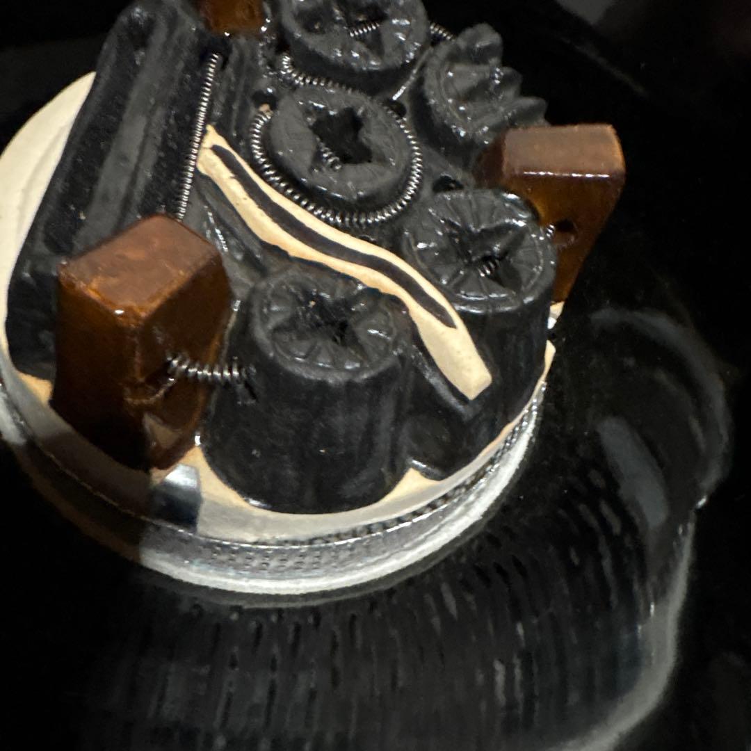 風炉型　電熱器　黒　茶道具 野々田商店 黒真塗　B 湯沸かし　直径約30cm