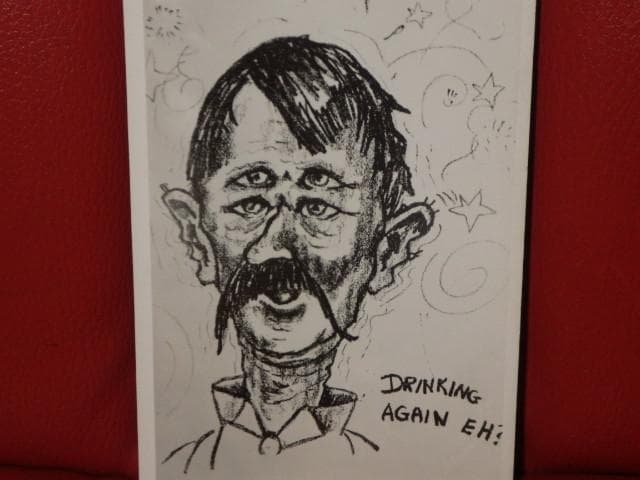 40’S★4つ目★ドランクマン★壁掛け★ポスター★アート★ビンテージ★酔っ払い