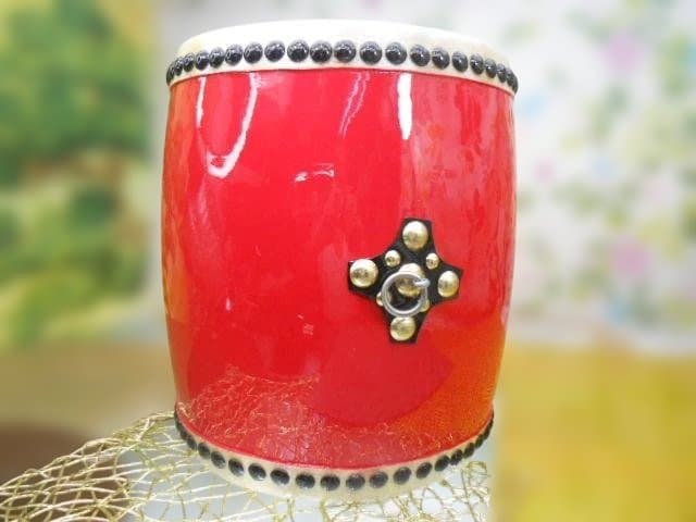 新品未使用(送料無料)19.980円　Nエイサー大太鼓30cmバチ付き