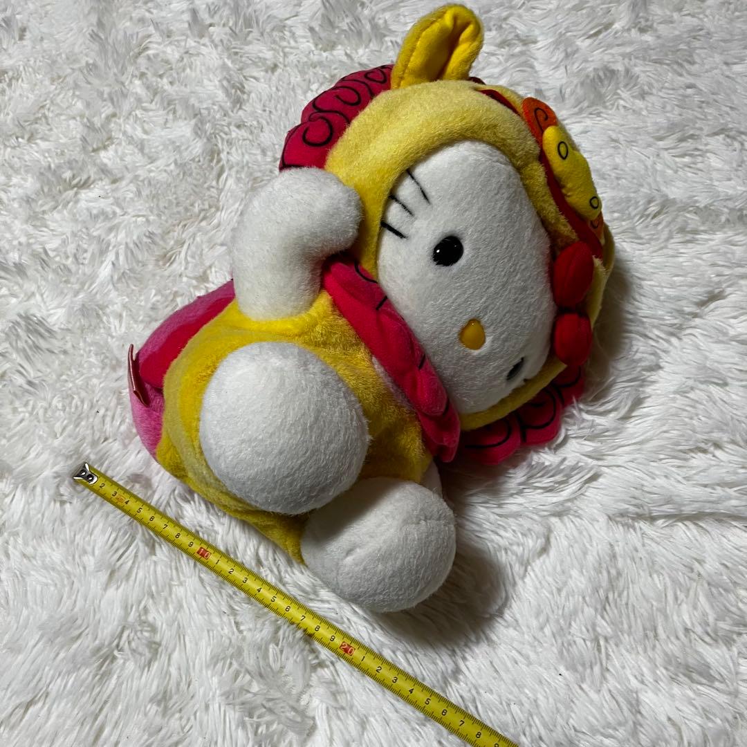 【希少】ハローキティ シーサーコスチューム ぬいぐるみ　沖縄限定