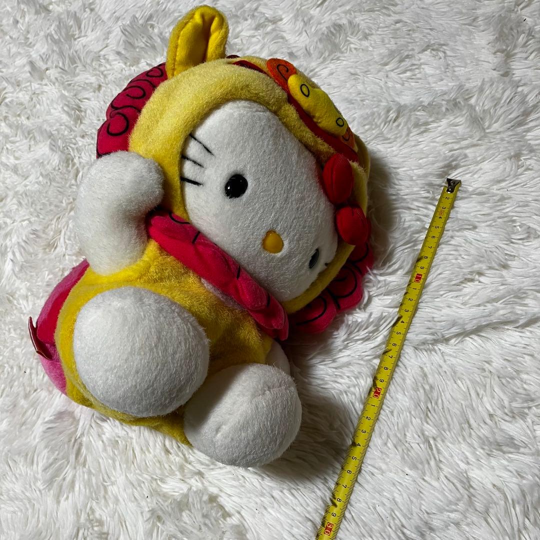 【希少】ハローキティ シーサーコスチューム ぬいぐるみ　沖縄限定