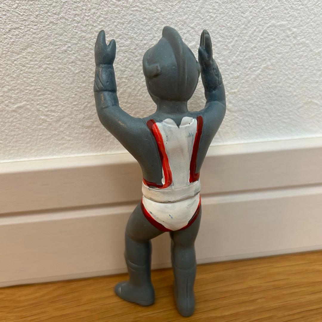 タカトク製 シルバー仮面 フィギュア ヴィンテージ レトロ ソフビ人形