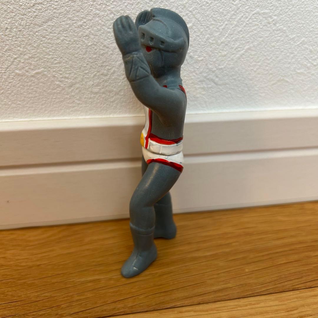 タカトク製 シルバー仮面 フィギュア ヴィンテージ レトロ ソフビ人形