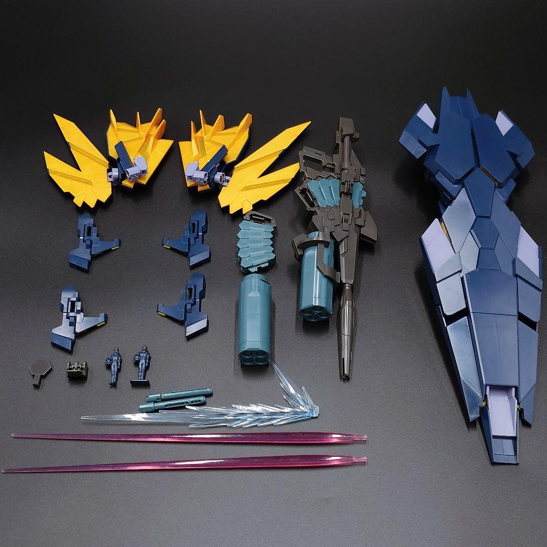PG 1/60　バンシィ・ノルン　ガンプラ　部分塗装完成品