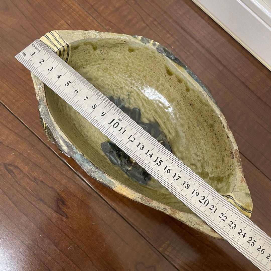 【魚の宮】　山内瑠璃子　練り込み　大島窯　置物