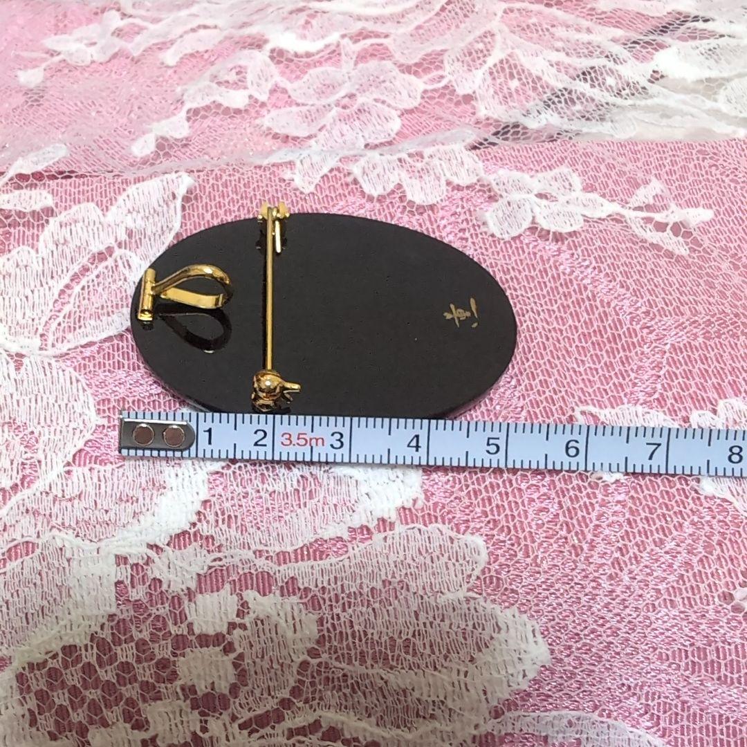 本鼈甲蒔絵ブローチ兼用ペンダント