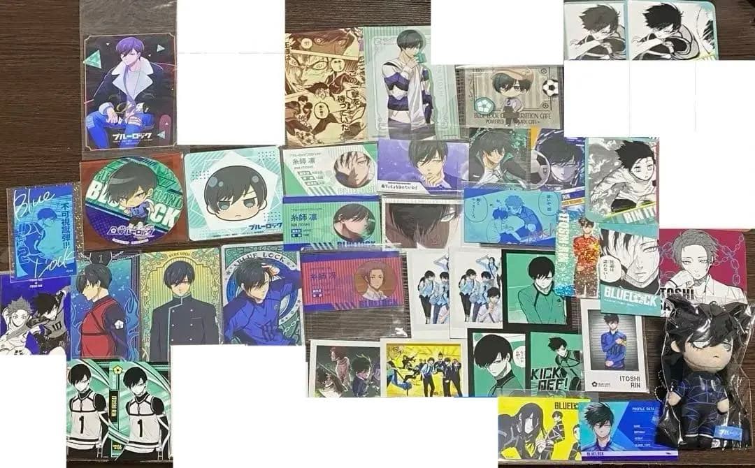 ブルーロック ブルロ 糸師 凛 冴 原作 特典 コースター ホロ ぬいぐるみ