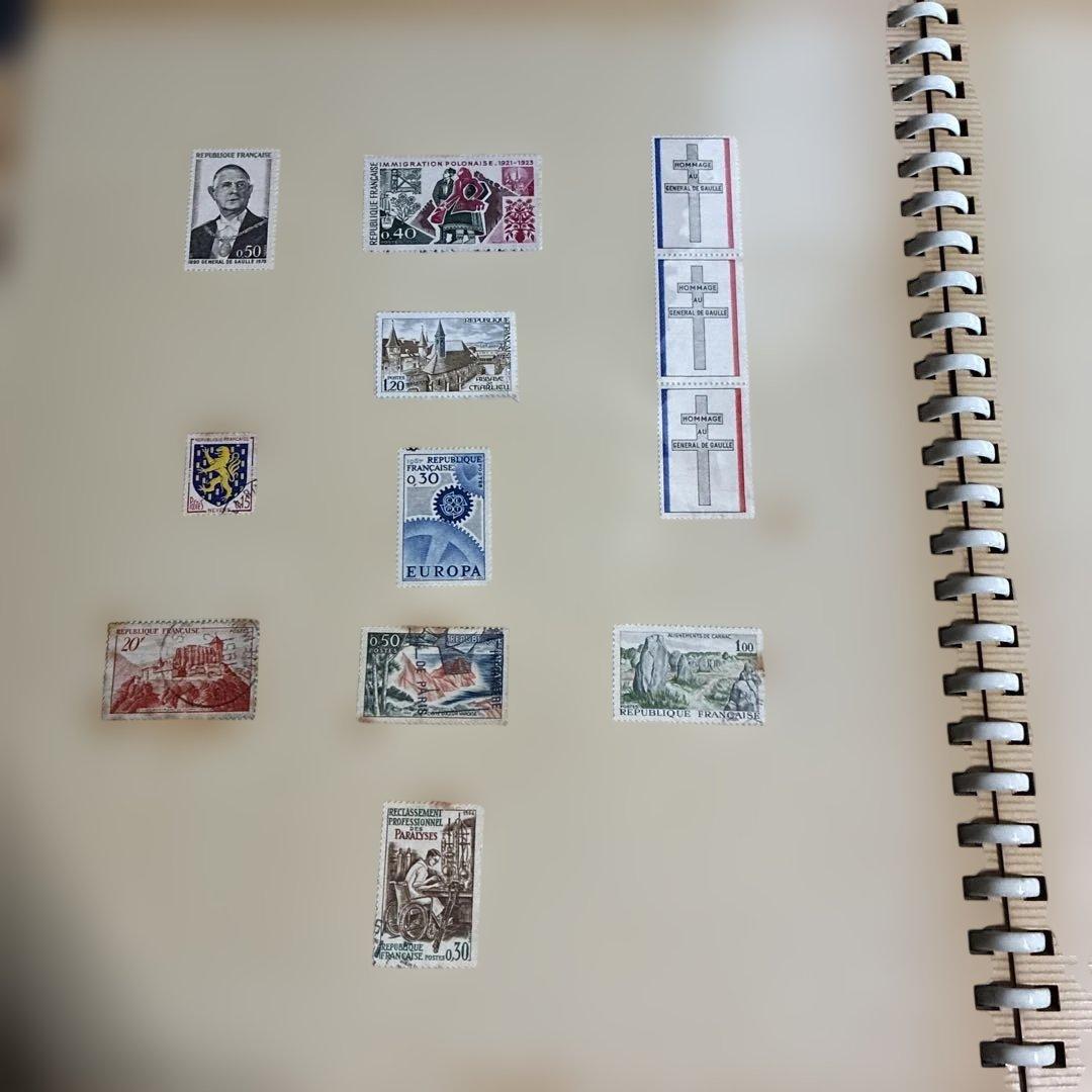 世界各国の使用済み切手　174枚