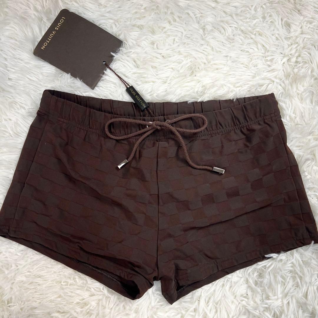 新品未使用タグ付き ルイヴィトン ダミエ スイムパンツ メンズ 水着