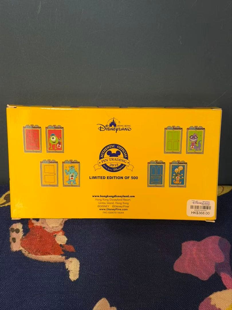 香港ディズニーモンスターズ・インク ピンバッジ　限数500