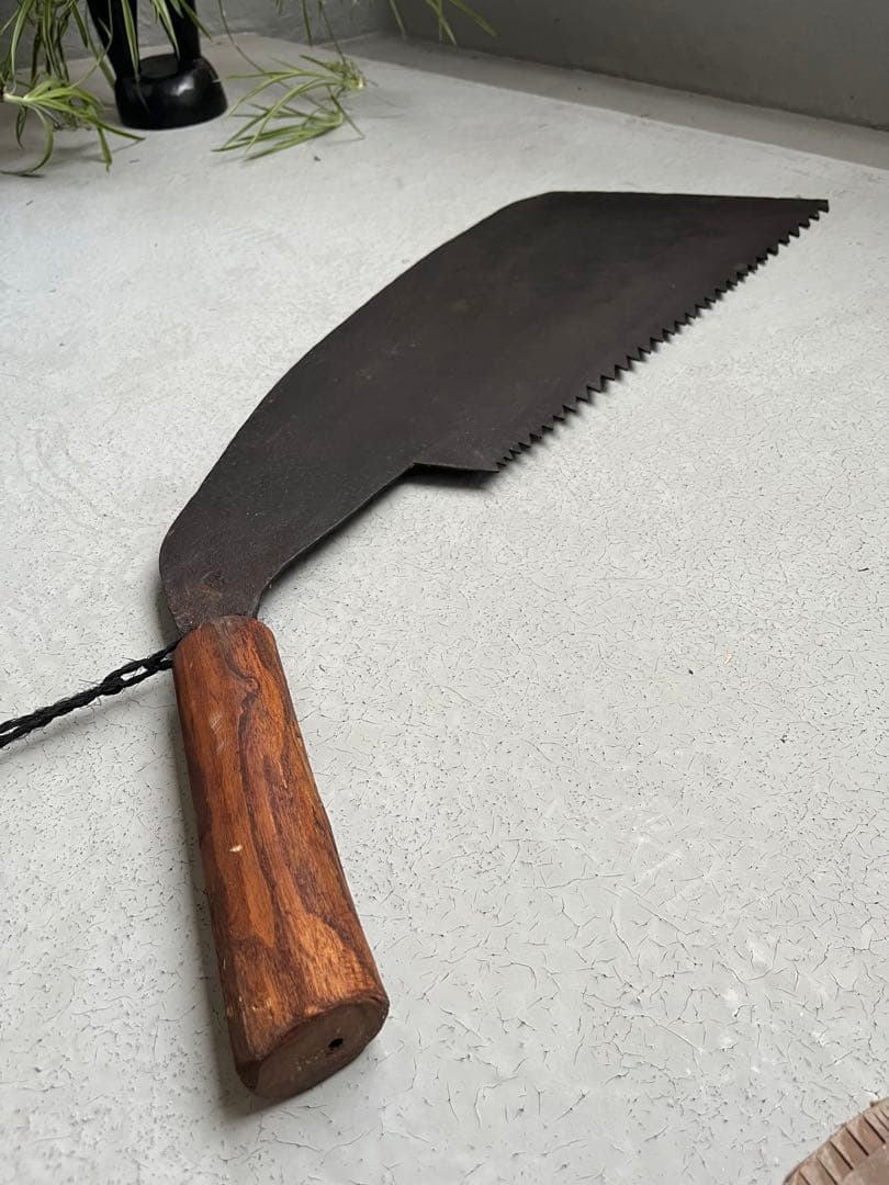 大鋸　木挽鋸　前挽大鋸　ノコギリ　古民具　大工道具　アンティーク