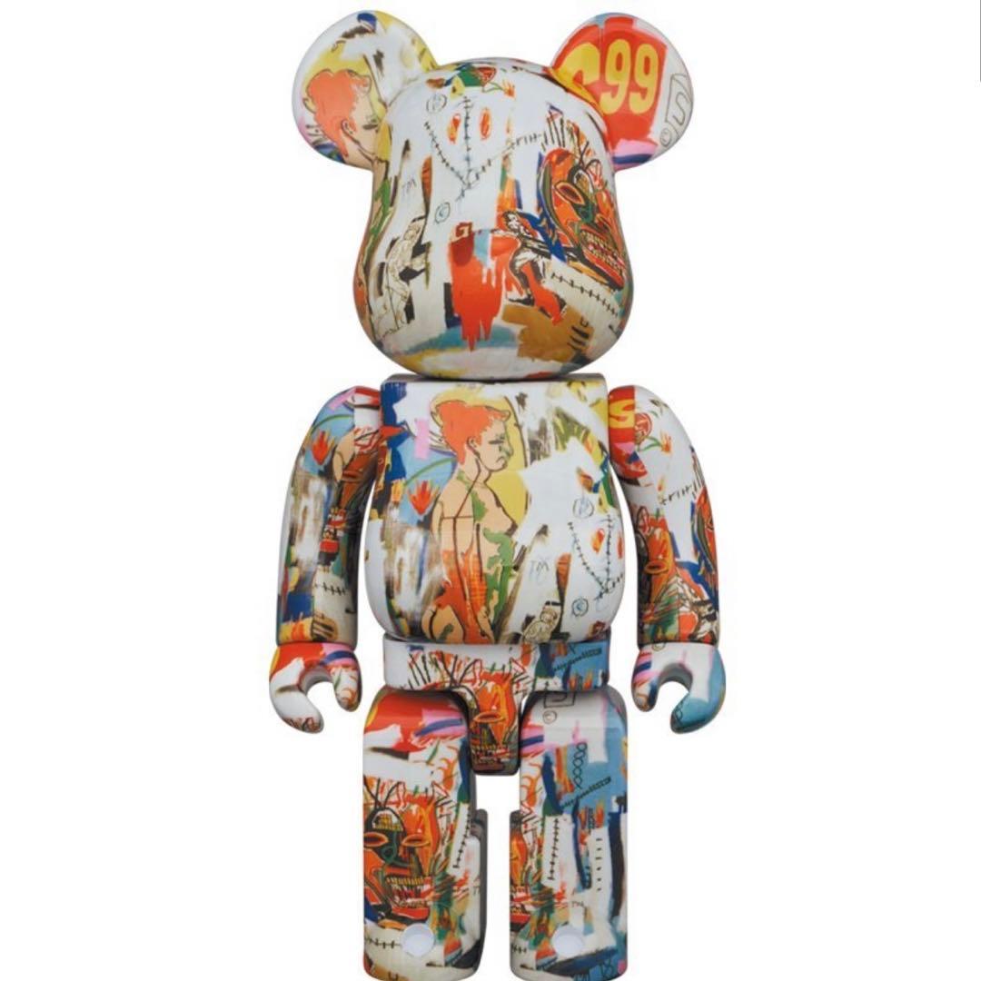 新品■Medicom Toyベアブリック1000%バスキア アンディウォーホール