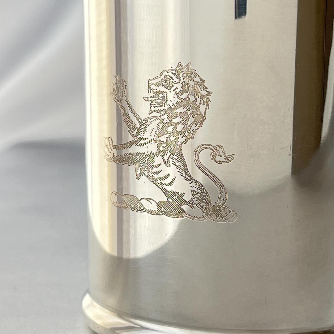 【E H Parkin & Co】騎士のティーキャディー【シルバープレート】